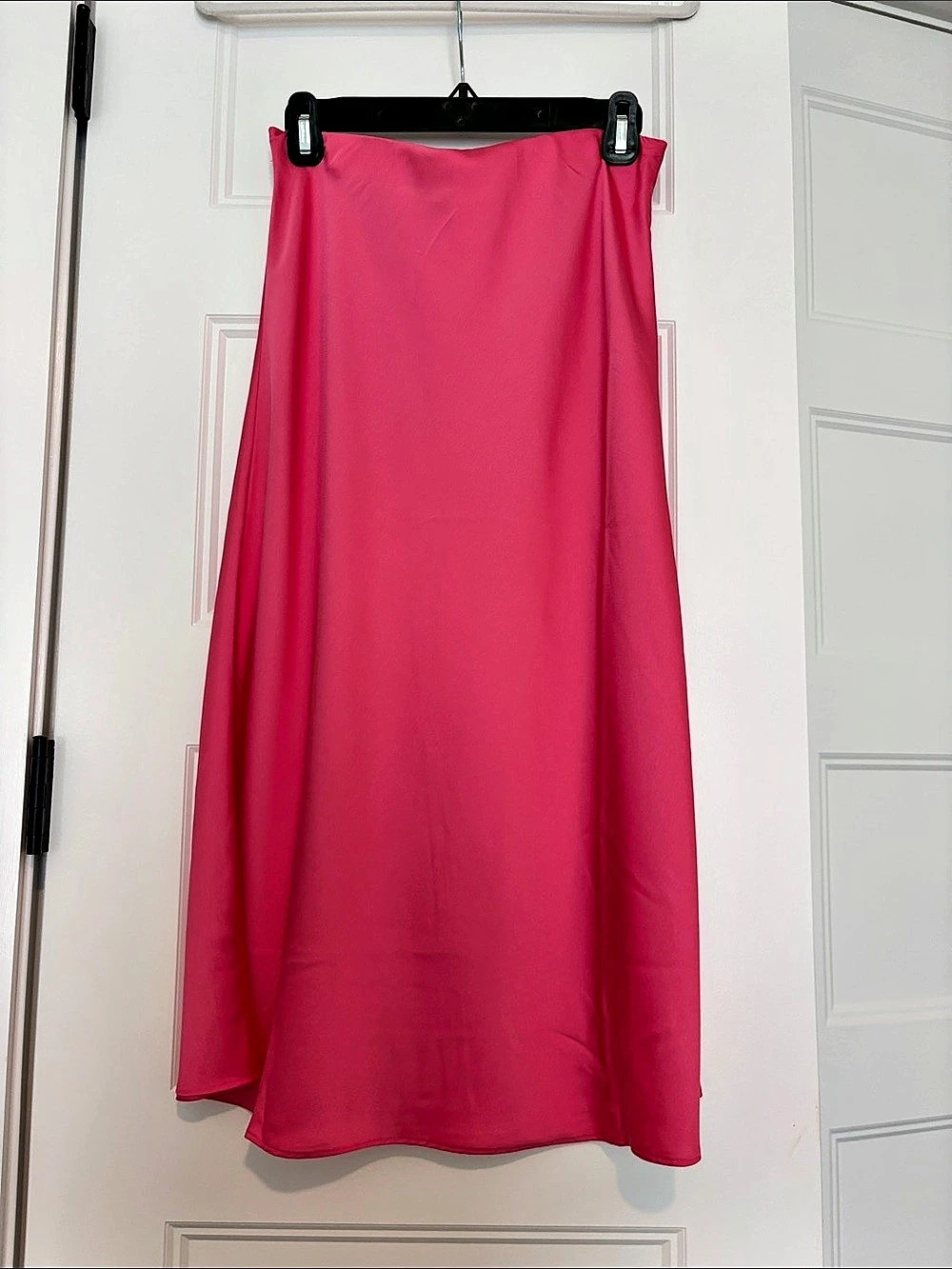 J.Crew Gwyneth Satin Slip Skirt Pink XS